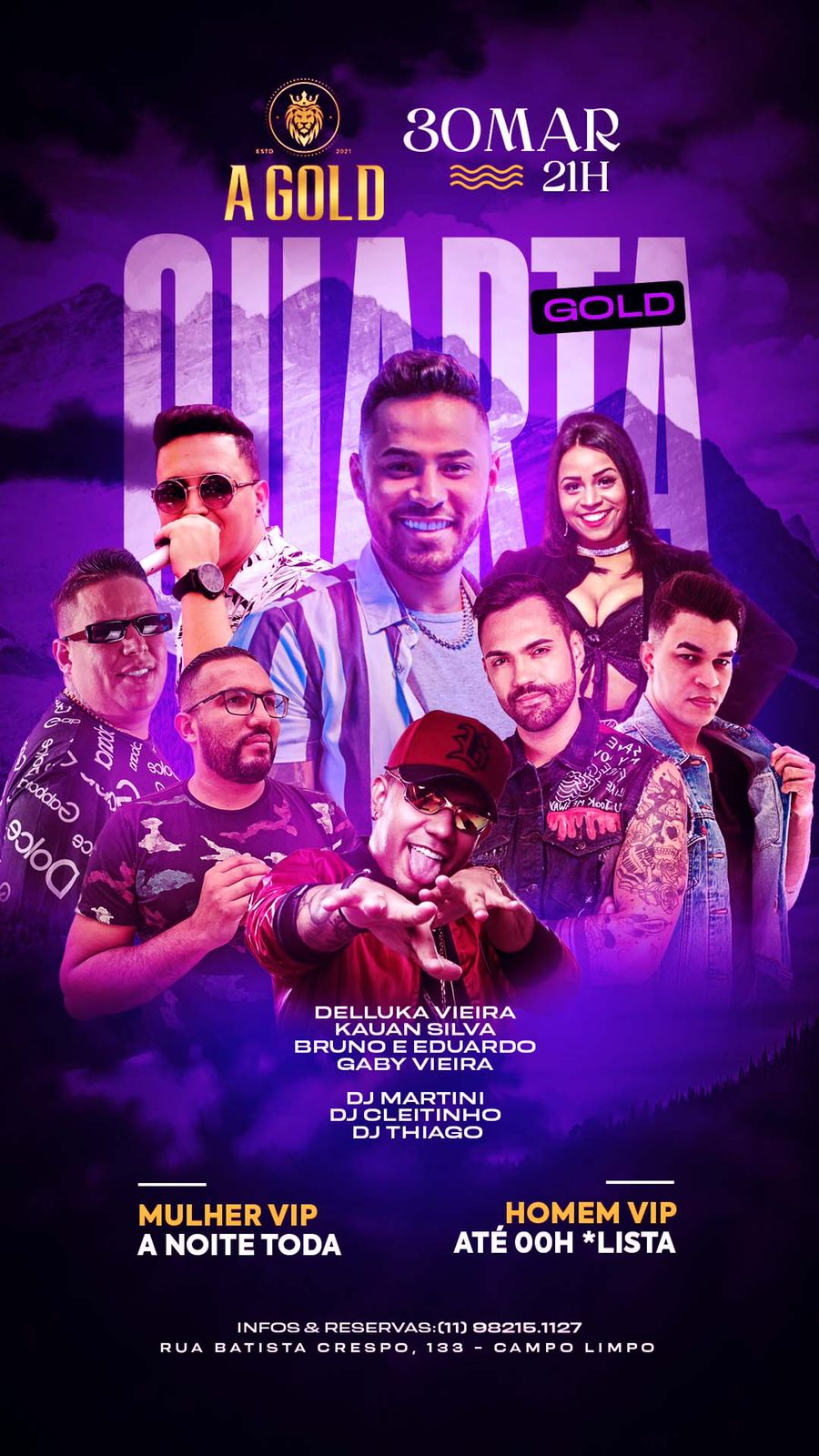 A Gold_desativado: QUARTA FEIRA A GOLD