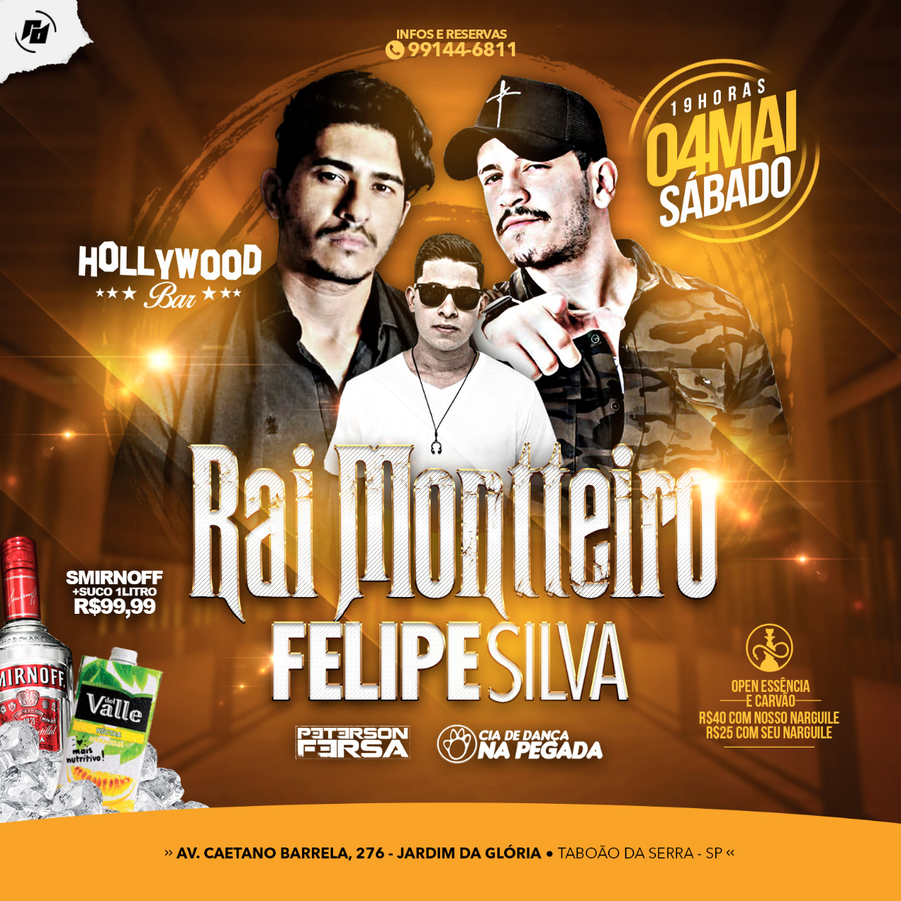 Hollywood Bar: Sábado 04/05