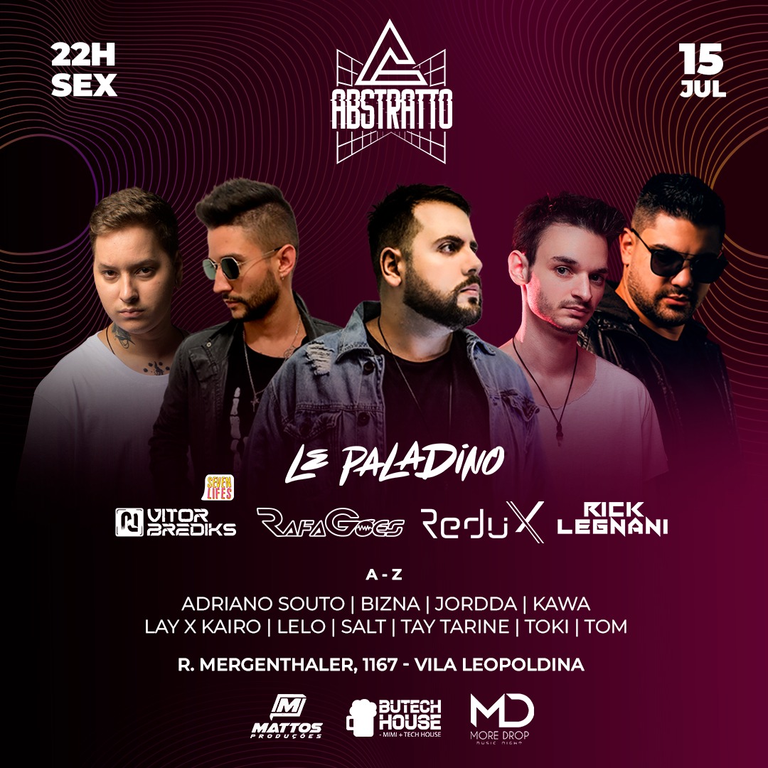 ABSTRATTO CLUB "TODAS AS SEXTAS"