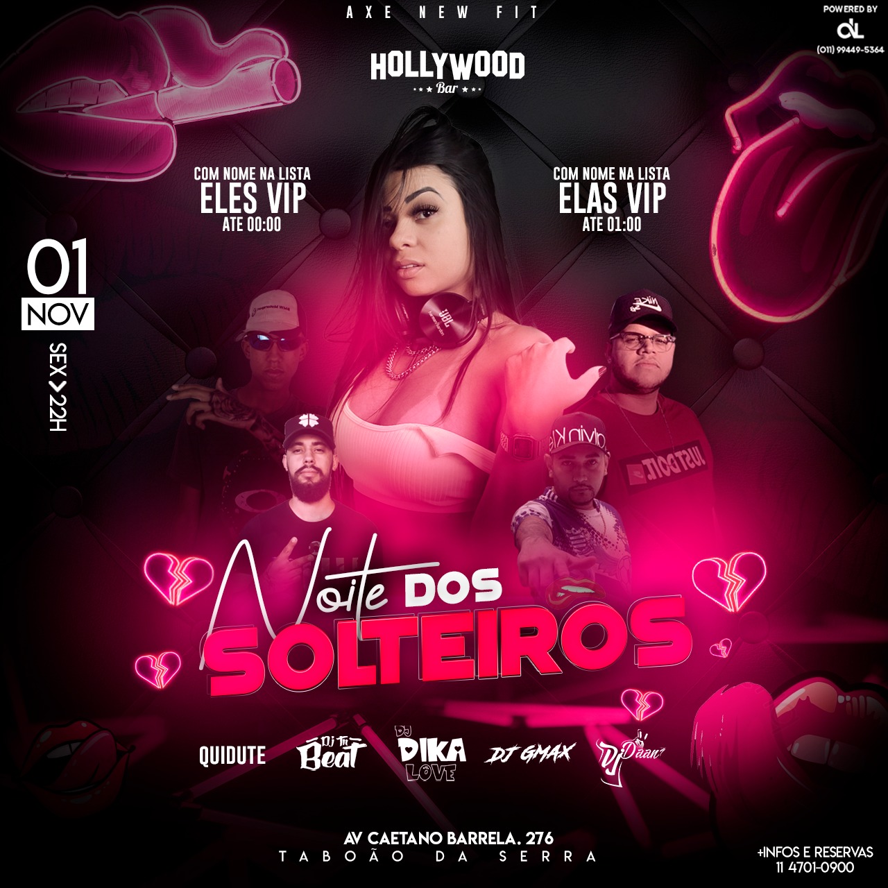 Hollywood Bar: Noite dos Solteiros