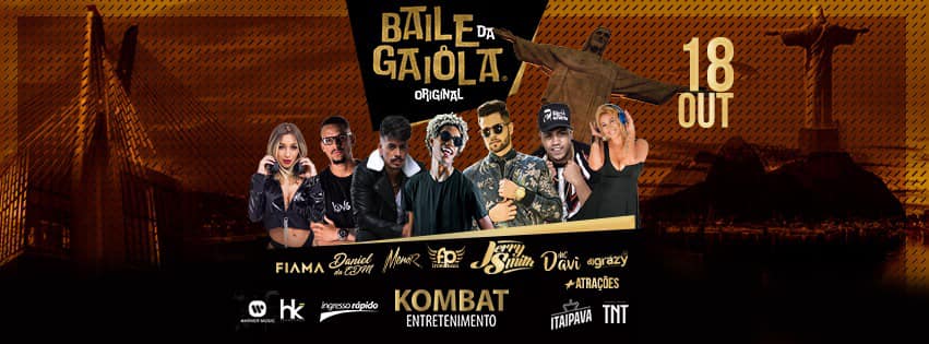 Baile da Gaiola Original SP|JERRY SMITH|MC DAVI |FP DO TREM BALA