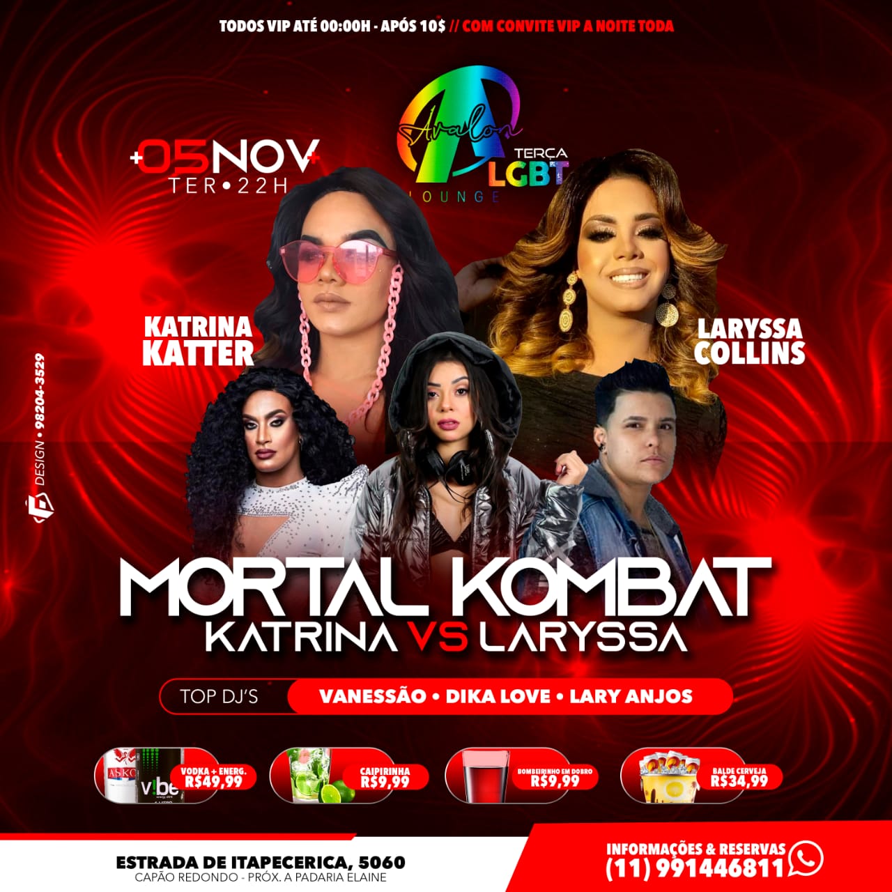 Avalon Lounge: Mortal Kombat - Katrina VS Laryssa- Avalon Lounge