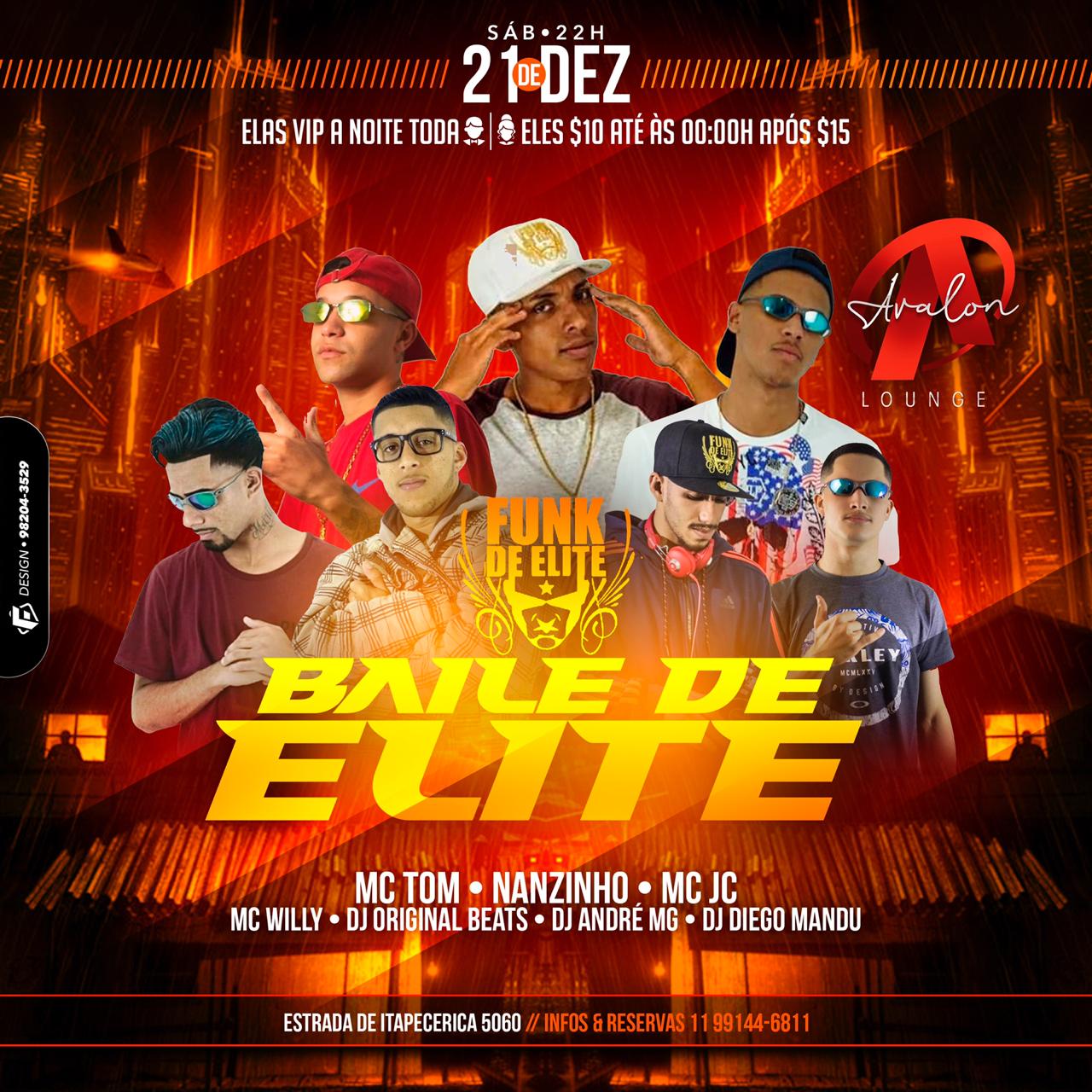 Avalon Lounge: Baile Funk Elite - Avalon Lounge