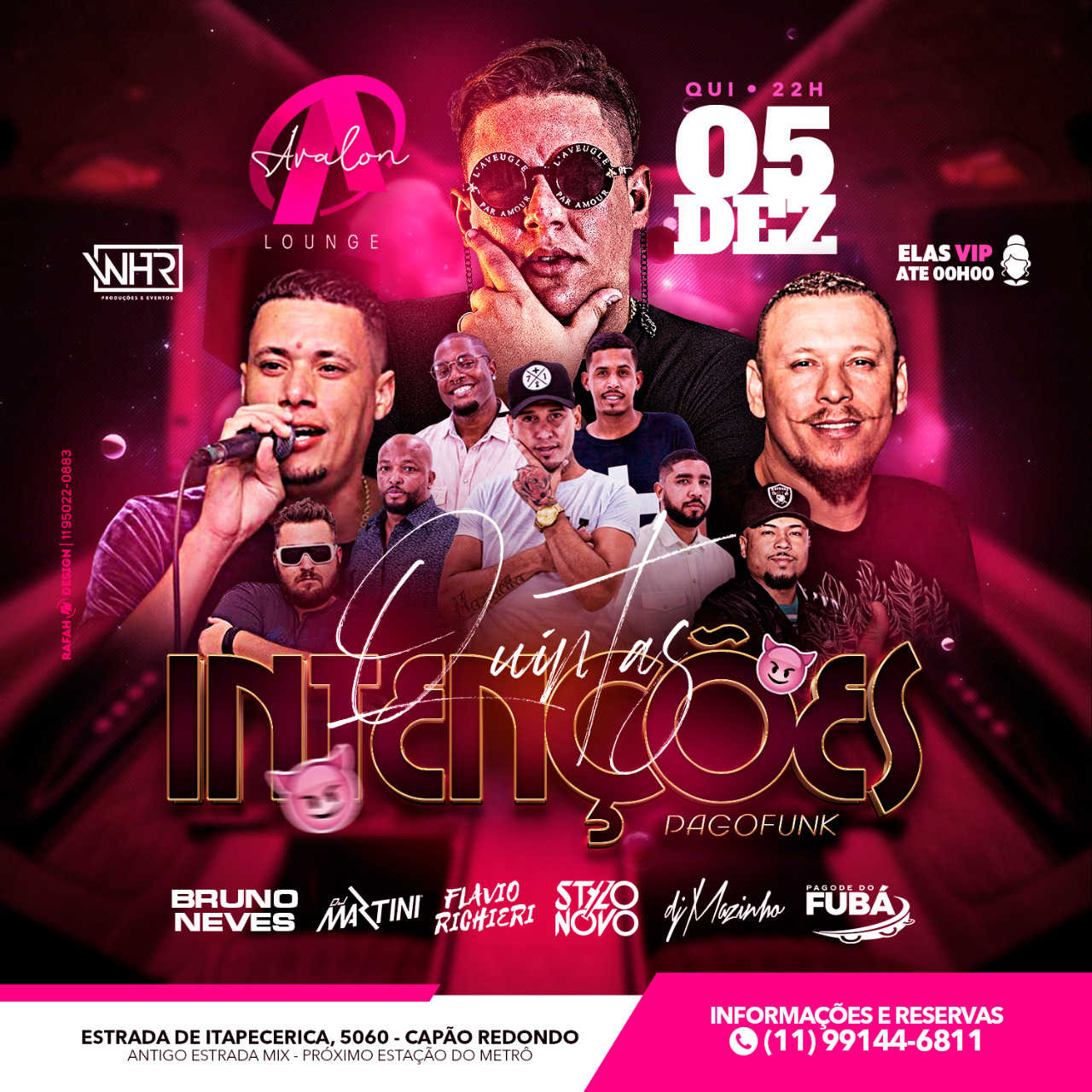 Avalon Lounge: Quintas Intenções - Avalon Lounge