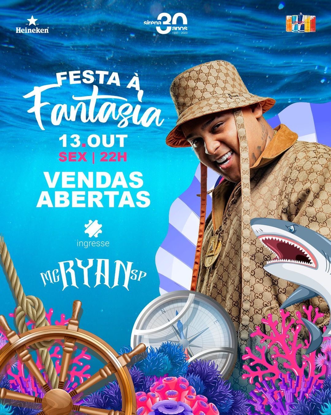 Festa Fantasia com Mc Ryan Sp - Sirena Maresias