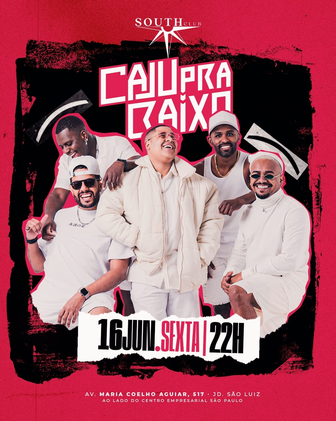 SOUTH CLUB: CAJU PRA BAIXO