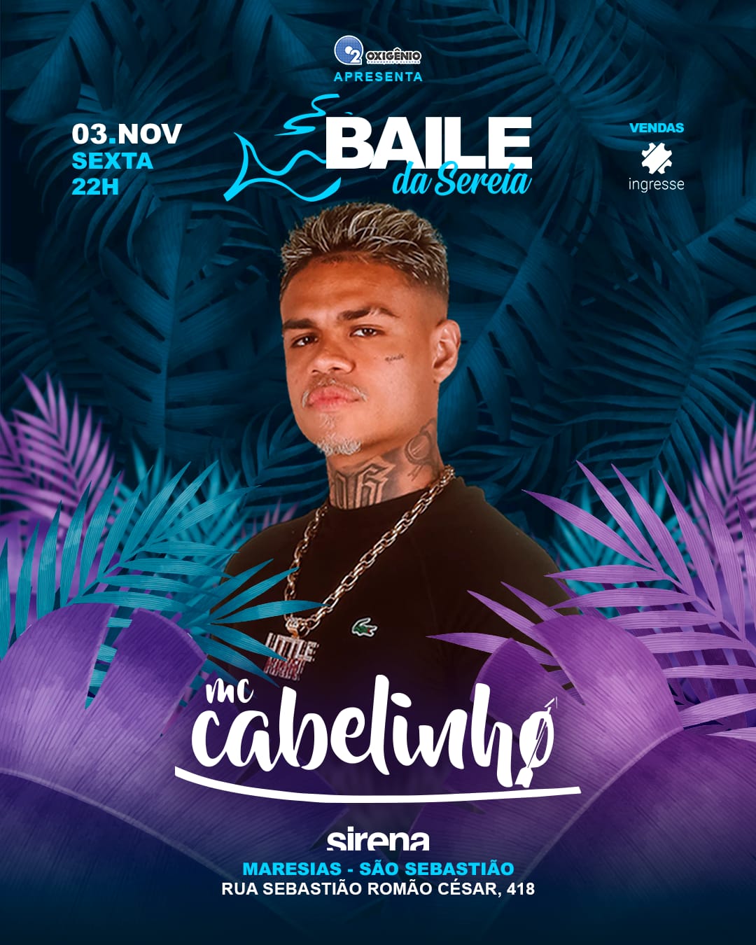 Mc Cabelinho - Sirena Maresias - OPEN BAR