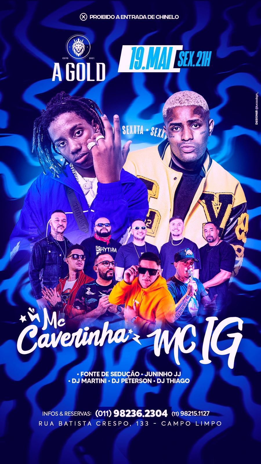 A Gold_desativado: SEXTA GOLD - MC IG E MC CAVERINHA