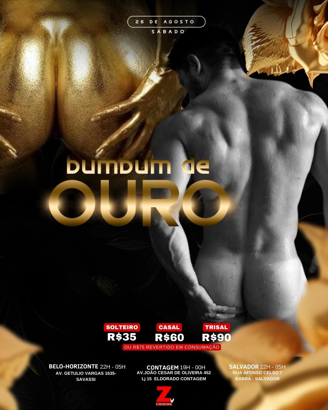 ZOOM GAY BAR SSA: BUMBUM DE OURO-SÁBADO 