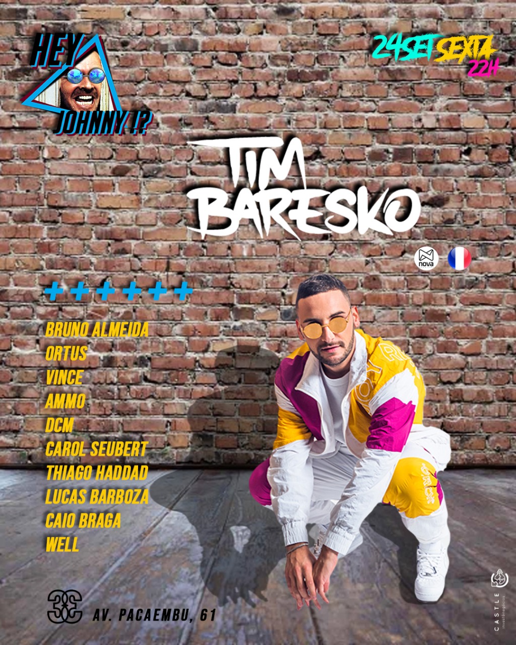 24/9 Hey Johnny 6 Anos c/Tim Baresko🇫🇷