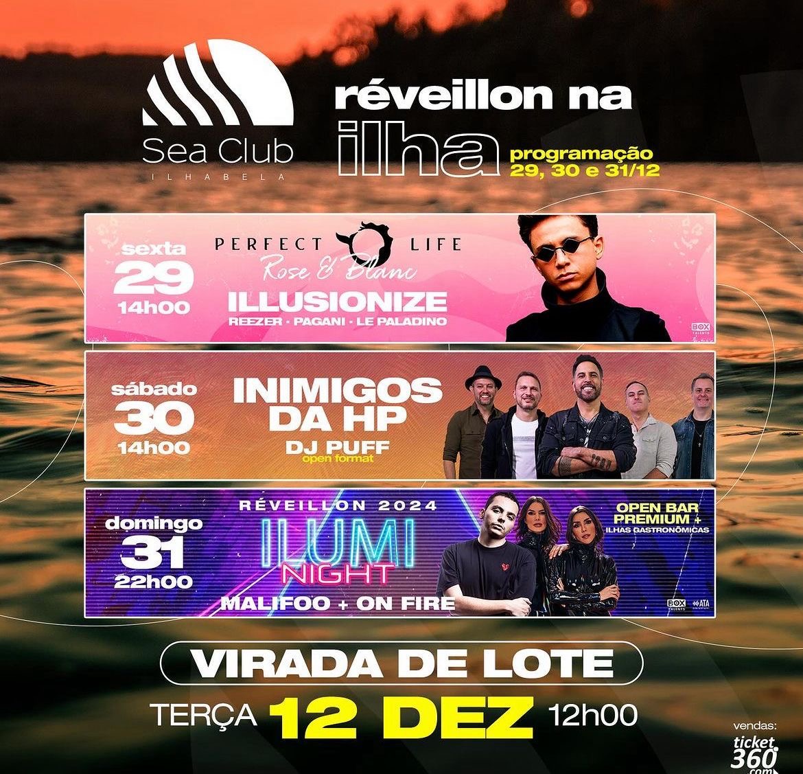 REVEILLON ILHABELA 2024 - SEACLUB - Cod: igorkp