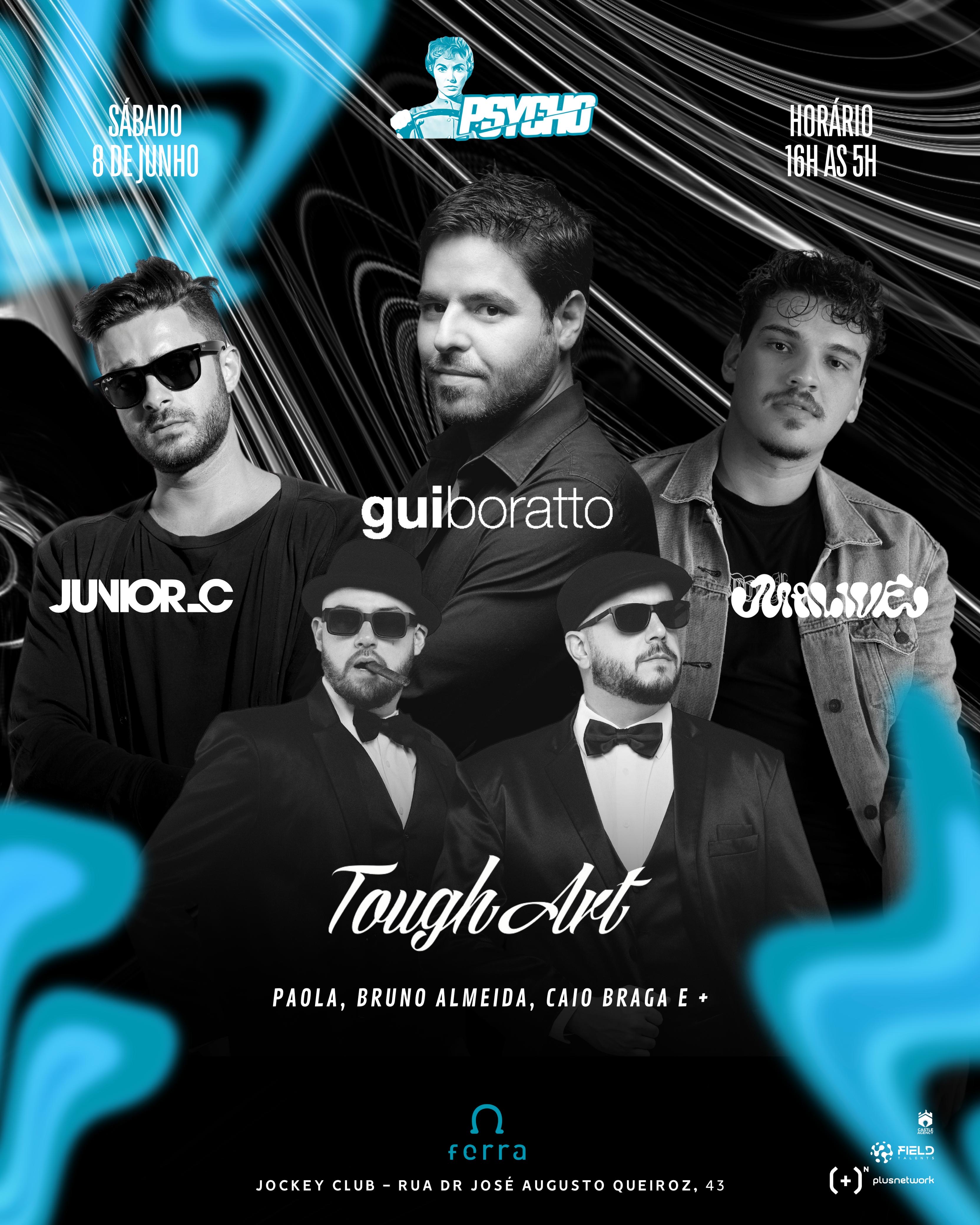 🎼PSYCHO c/ GUI BORATTO 8/06-Ferra Jockey