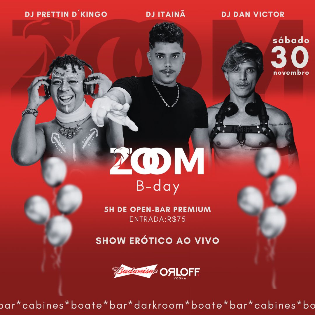 ZOOM GAY BAR SSA: B-Day Zoom 2 Anos.