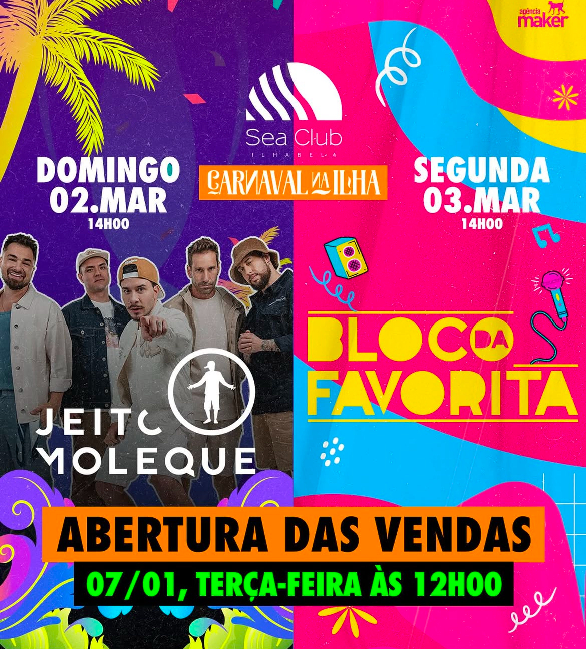 CARNAVAL ILHABELA 2025 - SEACLUB - Cod: igorsilva