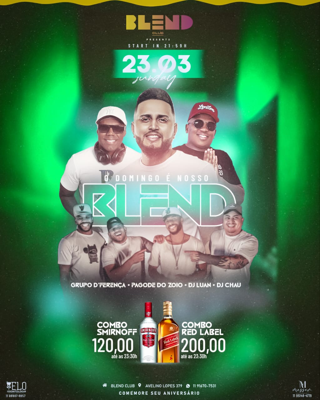 Blend: Blend Chic (Dom. 23.03.25 as 21:59) Promoção #COMBO RED LABEL 200,00 