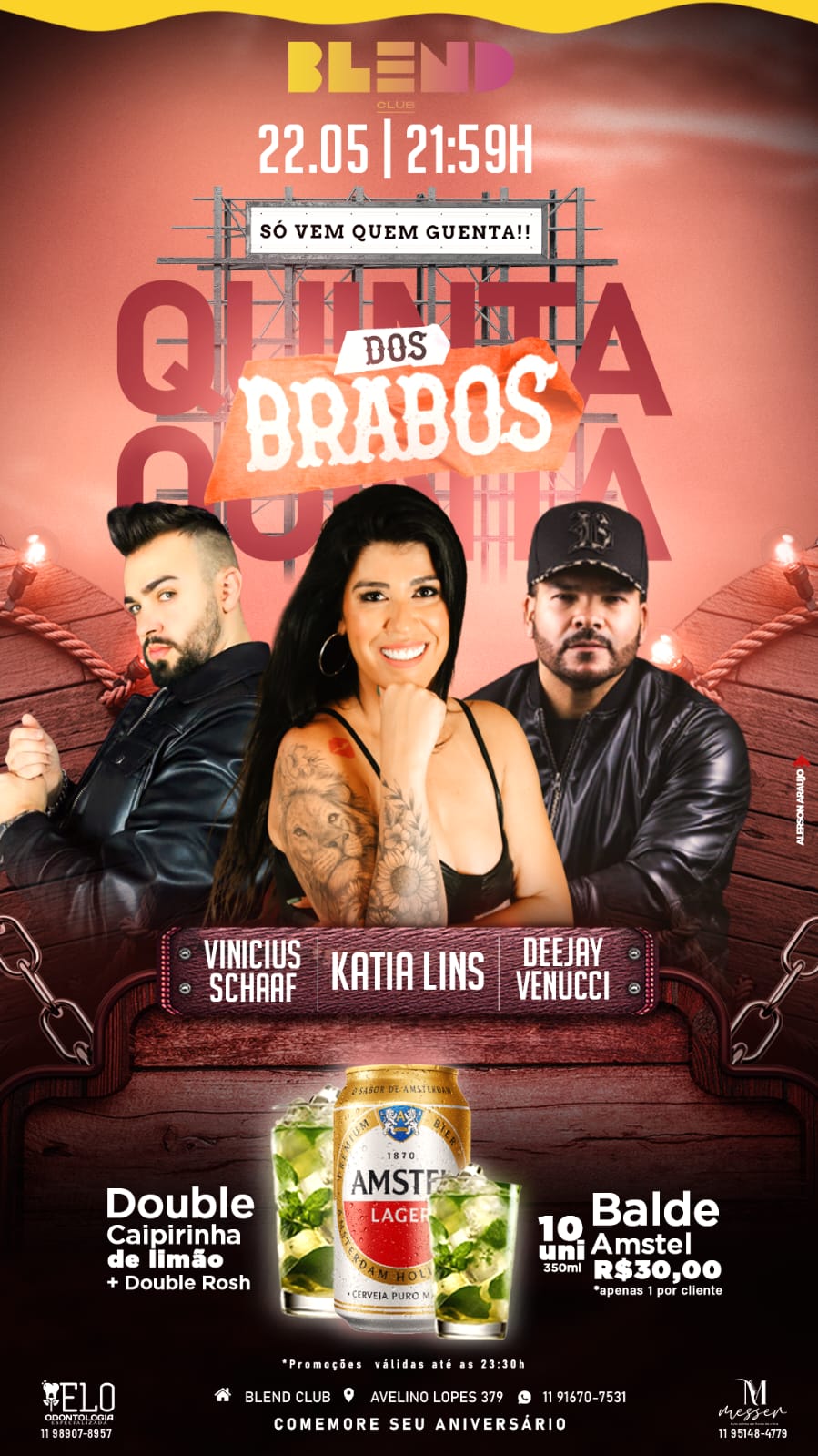 Blend: QUINTA dos Brabos #Balde Amstel R$30,00 (Qui 22.05.25 as 21:59)