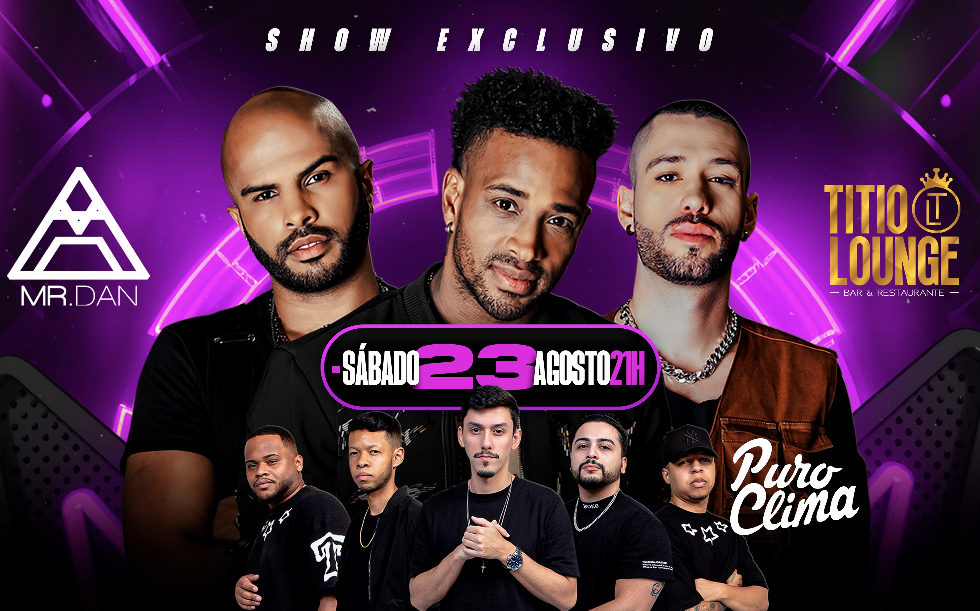 Titio Lounge Bar e Restaurante: MR.DAN, PURO CLIMA E TOP’S DJ’S