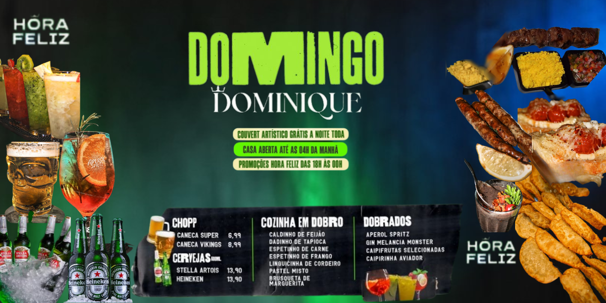 DOMINIQUE BAR: Domingo 14/12/2025