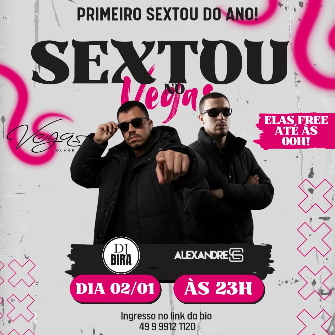 Vegas Lounge Bar: Sextou no Vegas 02/01