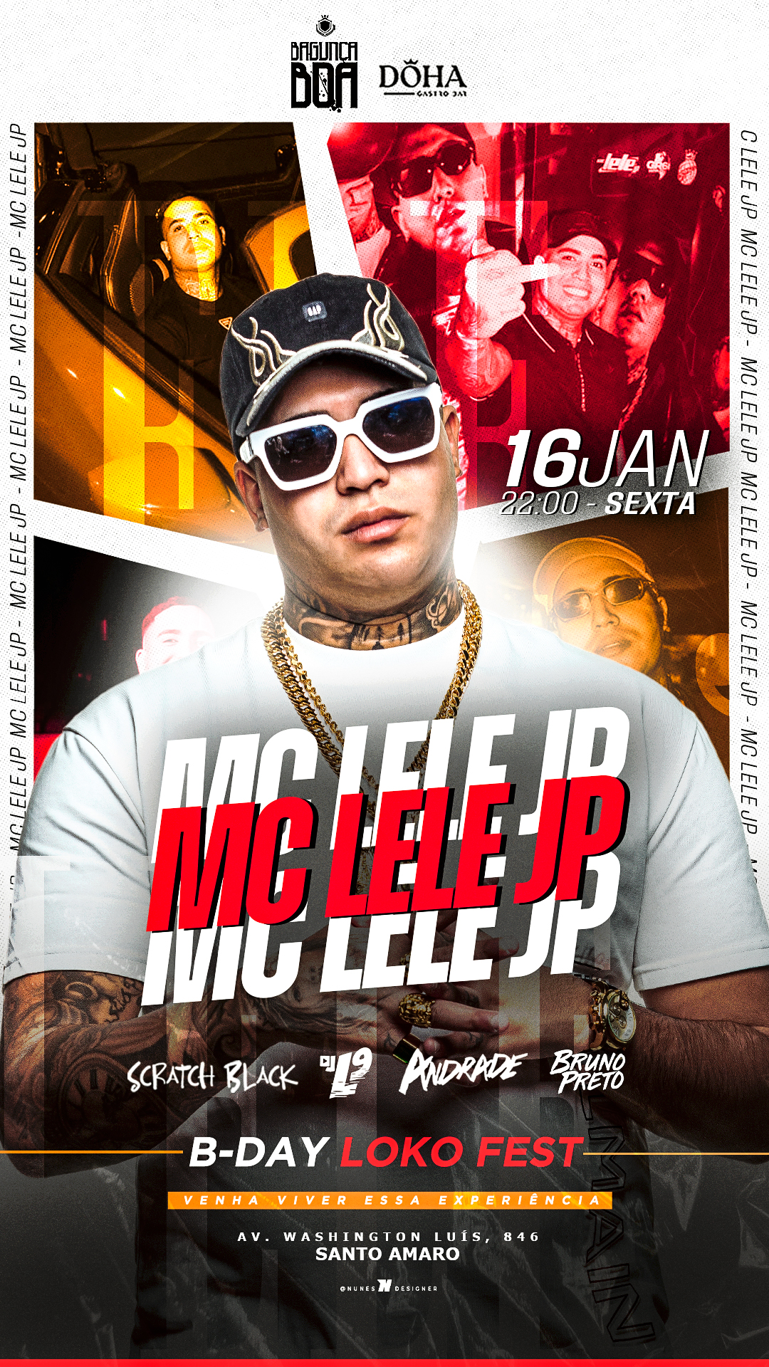 DÖHA GASTROBAR: SEXTA-FEIRA (BAGUNÇA BOA) MC LELE JP