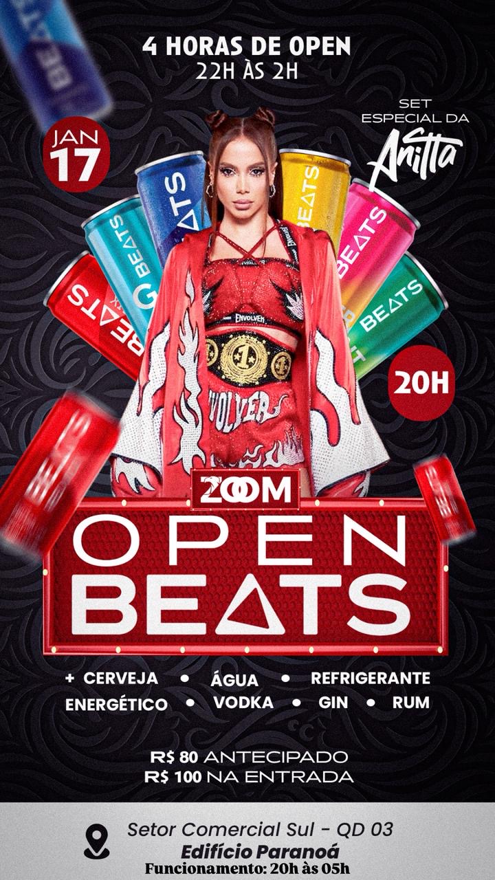ZOOM BAR BRASÍLIA: OPEN BEATS