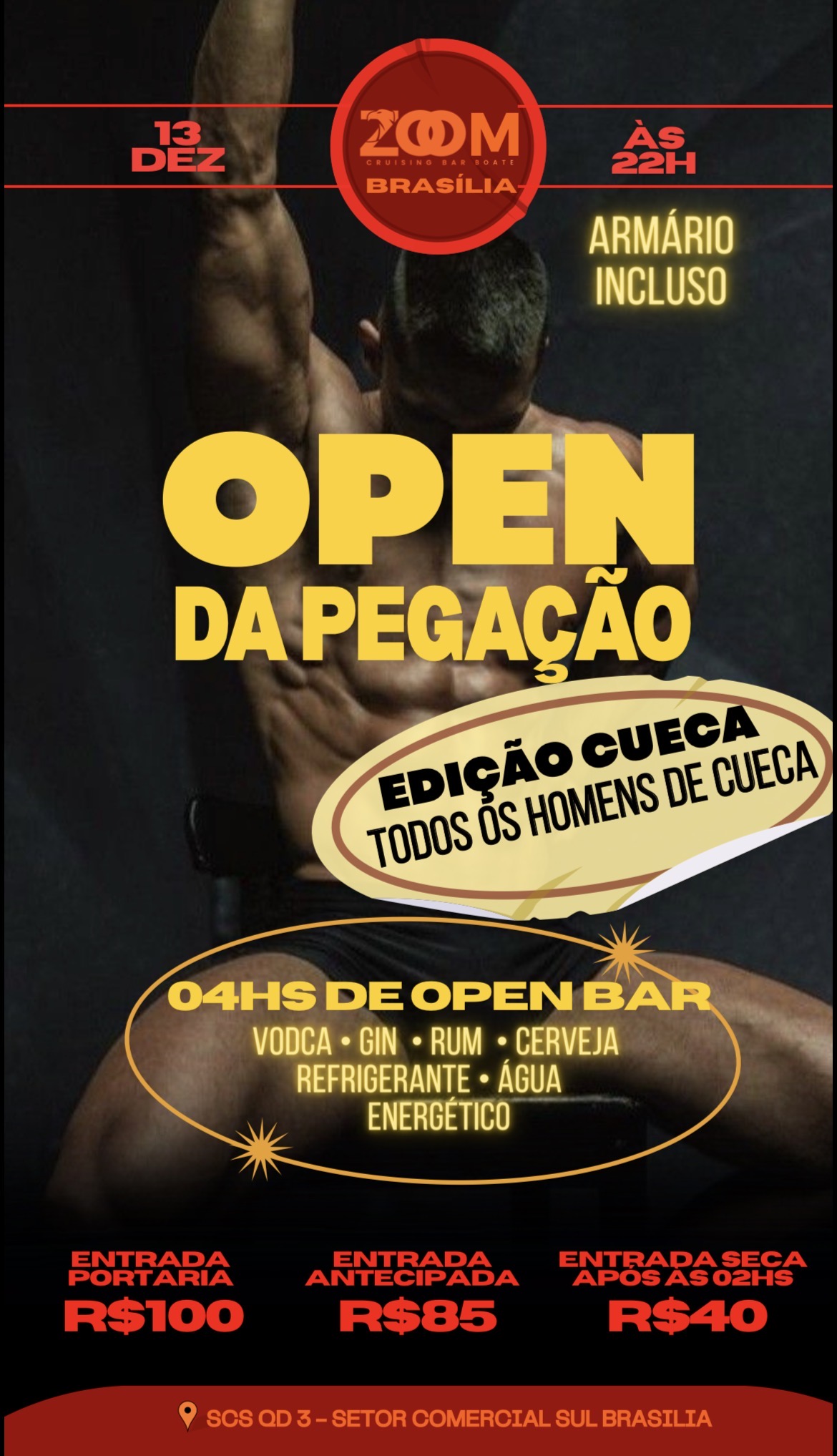 ZOOM BAR BRASÍLIA: OPEN CUECA
