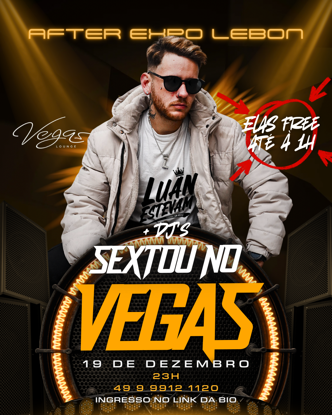 Vegas Lounge Bar: Sextou no Vegas 19/12