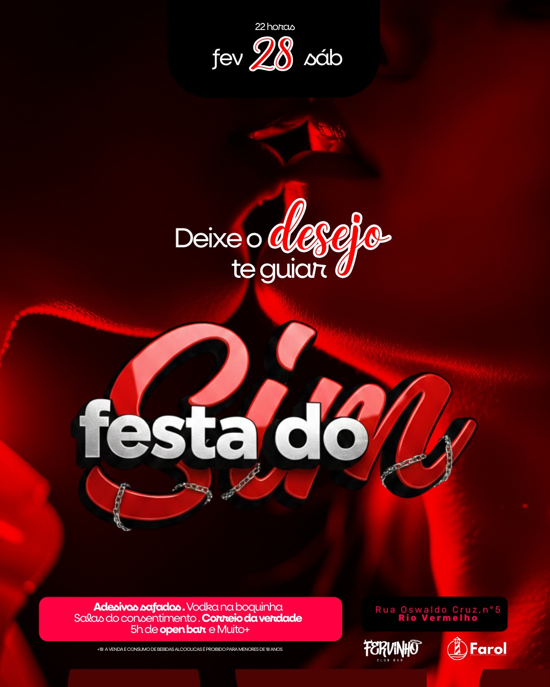 FERVINHO RV: Festa do sim - (5h de open bar)
