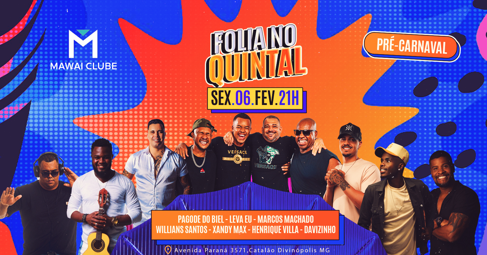 ENTRADA VIP: Pagode no Quintal 3° Edição 