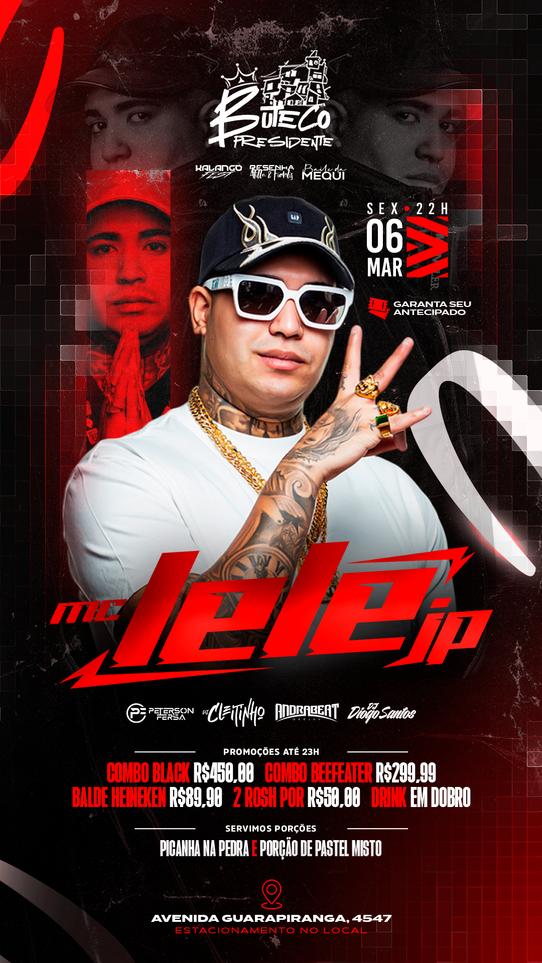 BUTECO PRESIDENTE: MC LELE JP 06/03