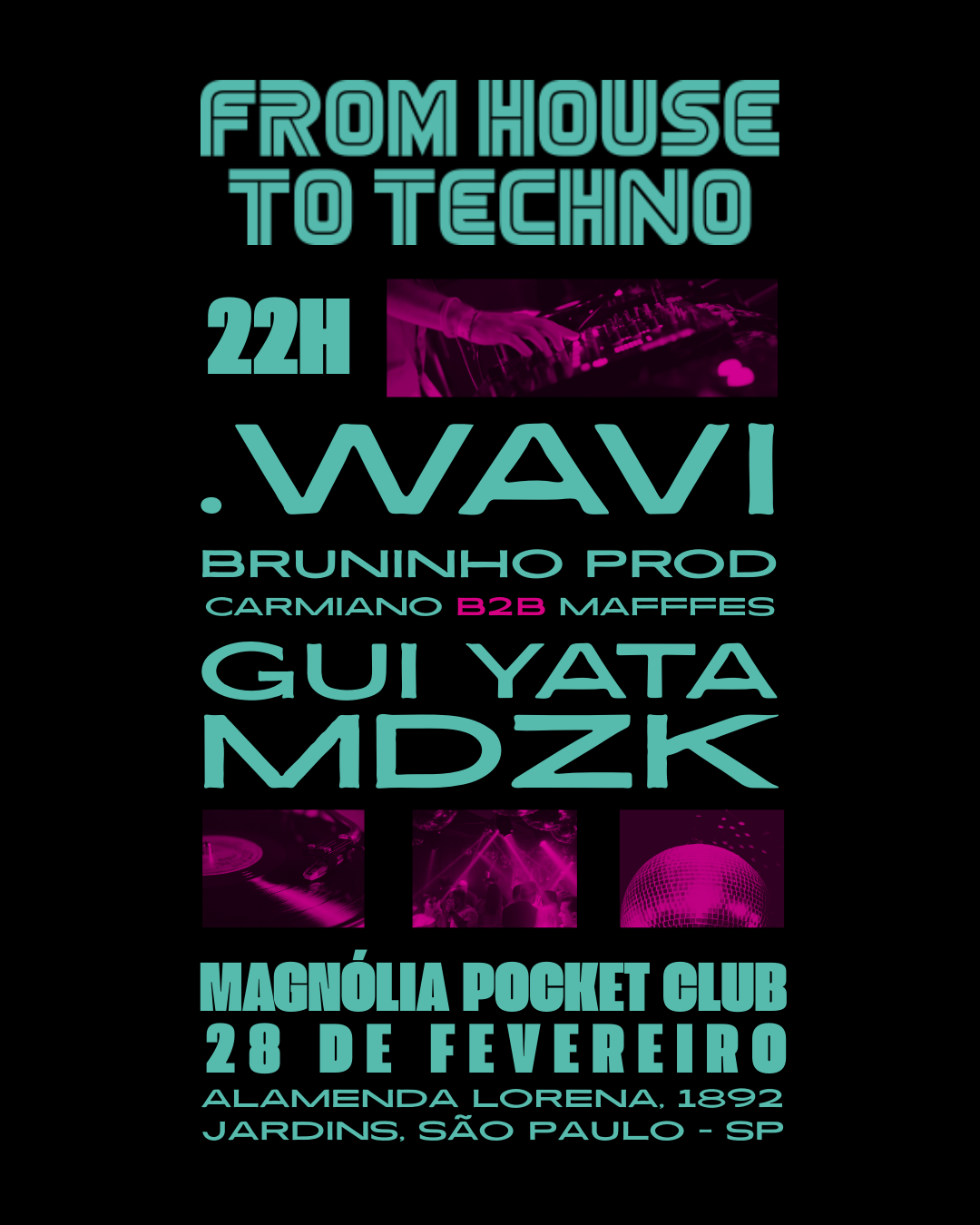 Magnolia: FROM HOUSE TO TECHNO