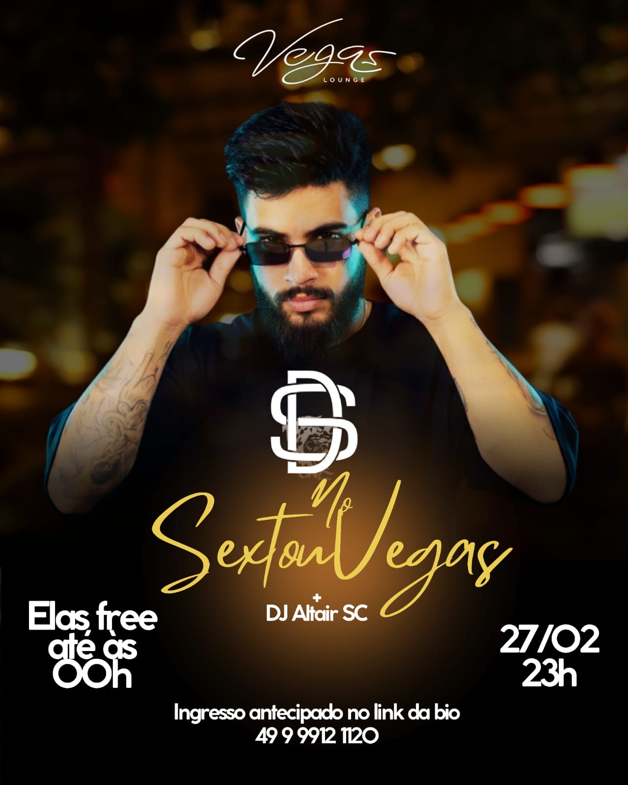 Vegas Lounge Bar: Sextou no Vegas 27/02