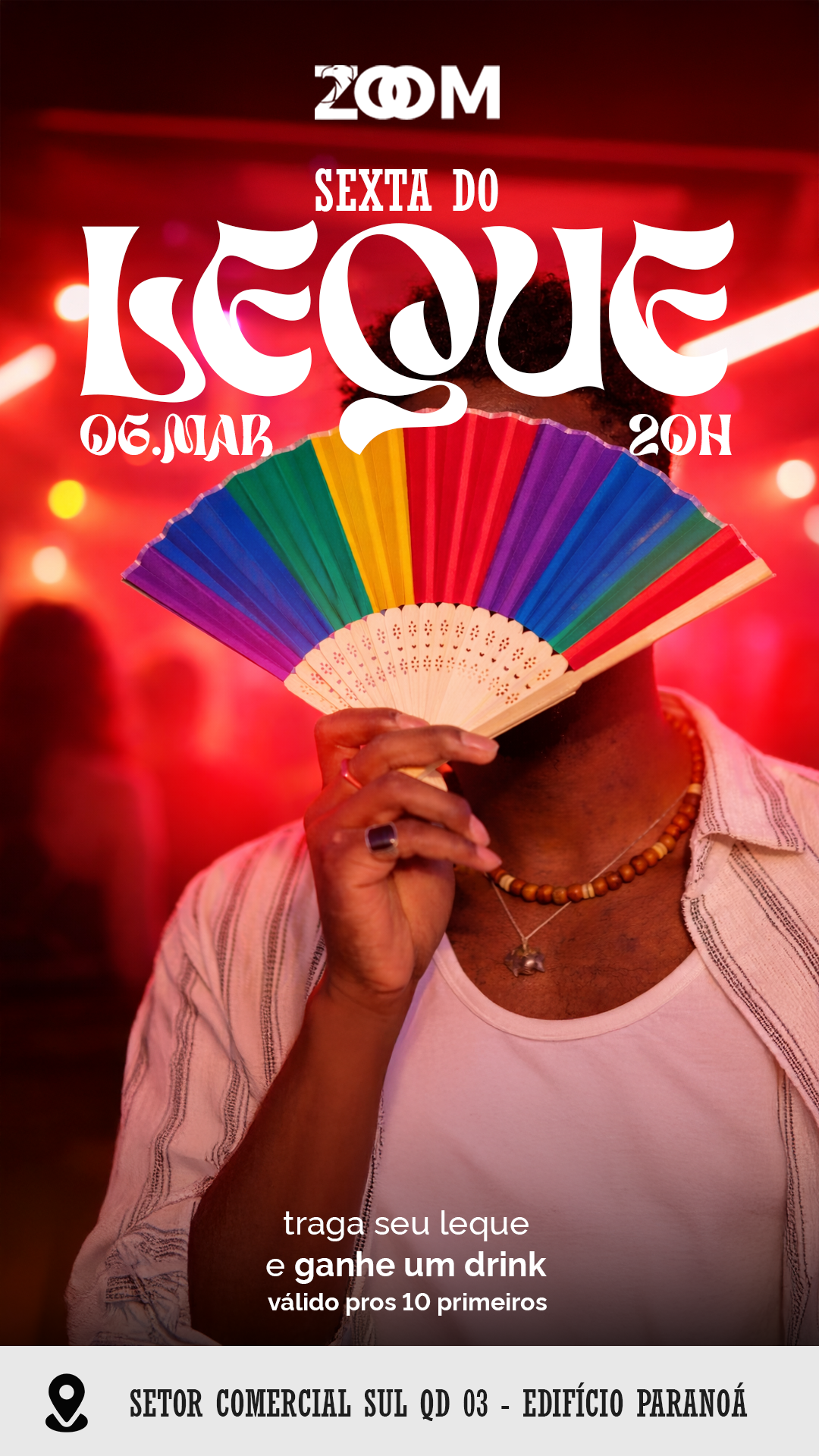 ZOOM BAR BRASÍLIA: SEXTA DO LEQUE 🏳️🌈🏳️🌈