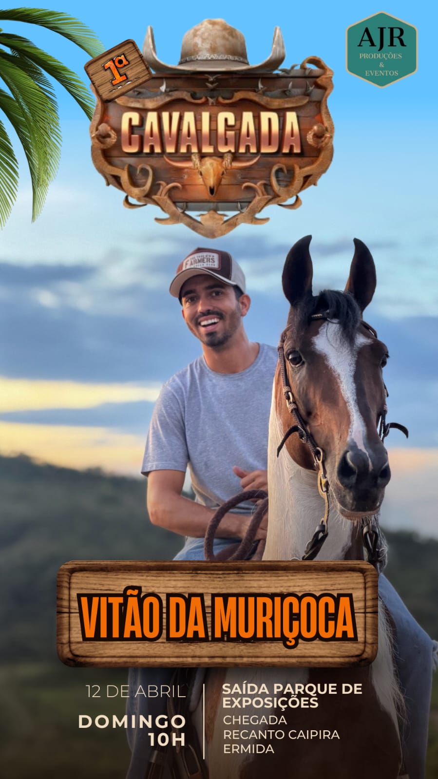 ENTRADA VIP: 🐎 1ª CAVALGADA DO VITÃO DO MURIÇOCA 🤠