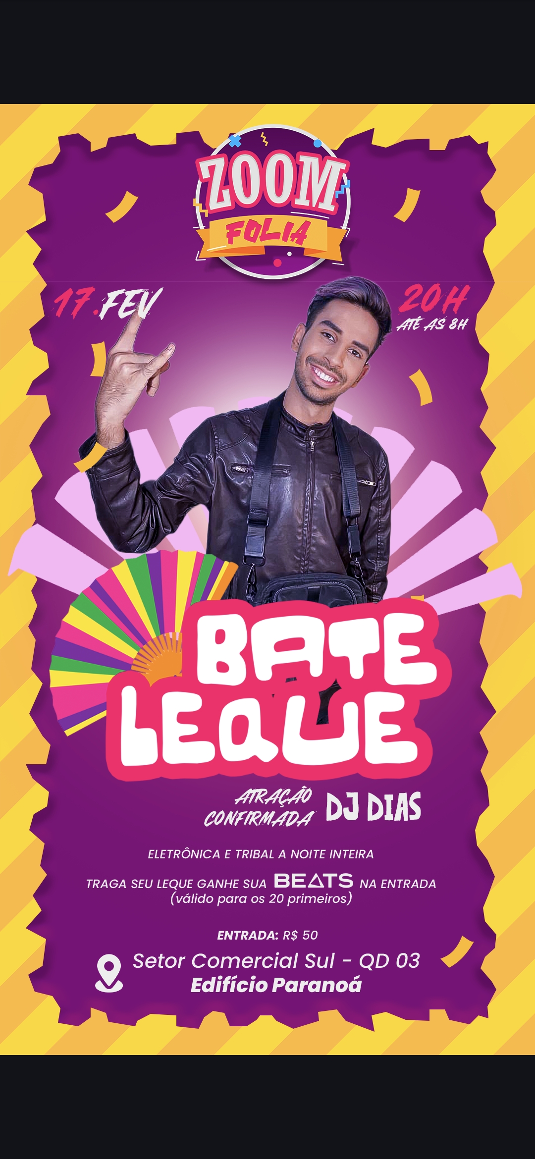 ZOOM BAR BRASÍLIA: BATE LEQUE ( AFTER NÃO OFICIAL DOS BLOCOS)