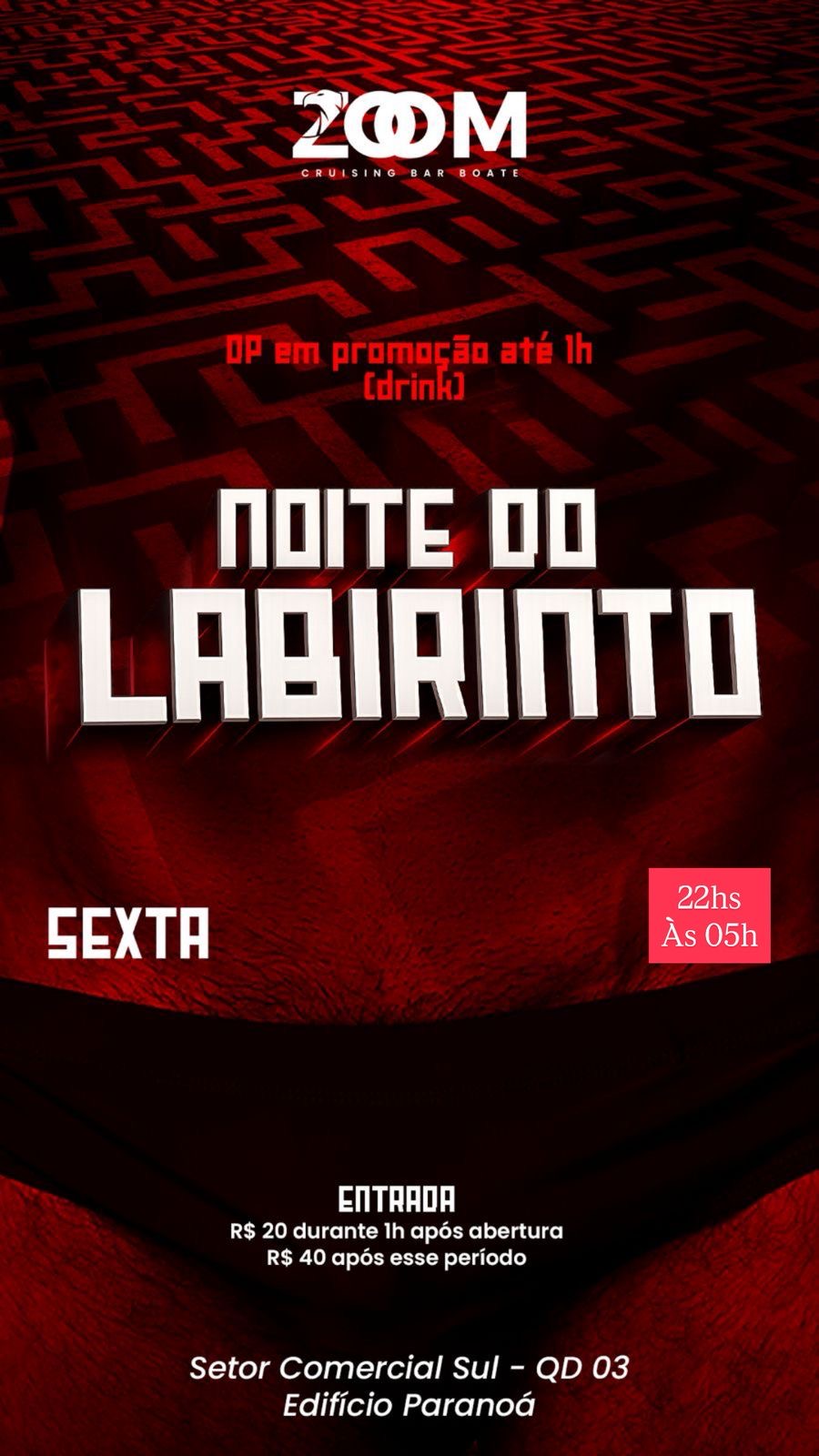 ZOOM BAR BRASÍLIA: Labirinto - Gemeção