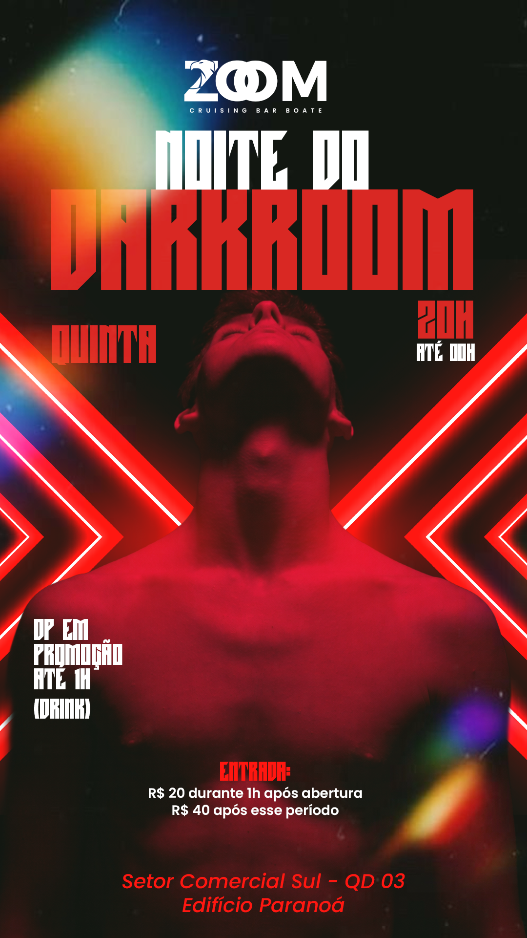 ZOOM BAR BRASÍLIA: DARKROOM -FERVEÇÃO