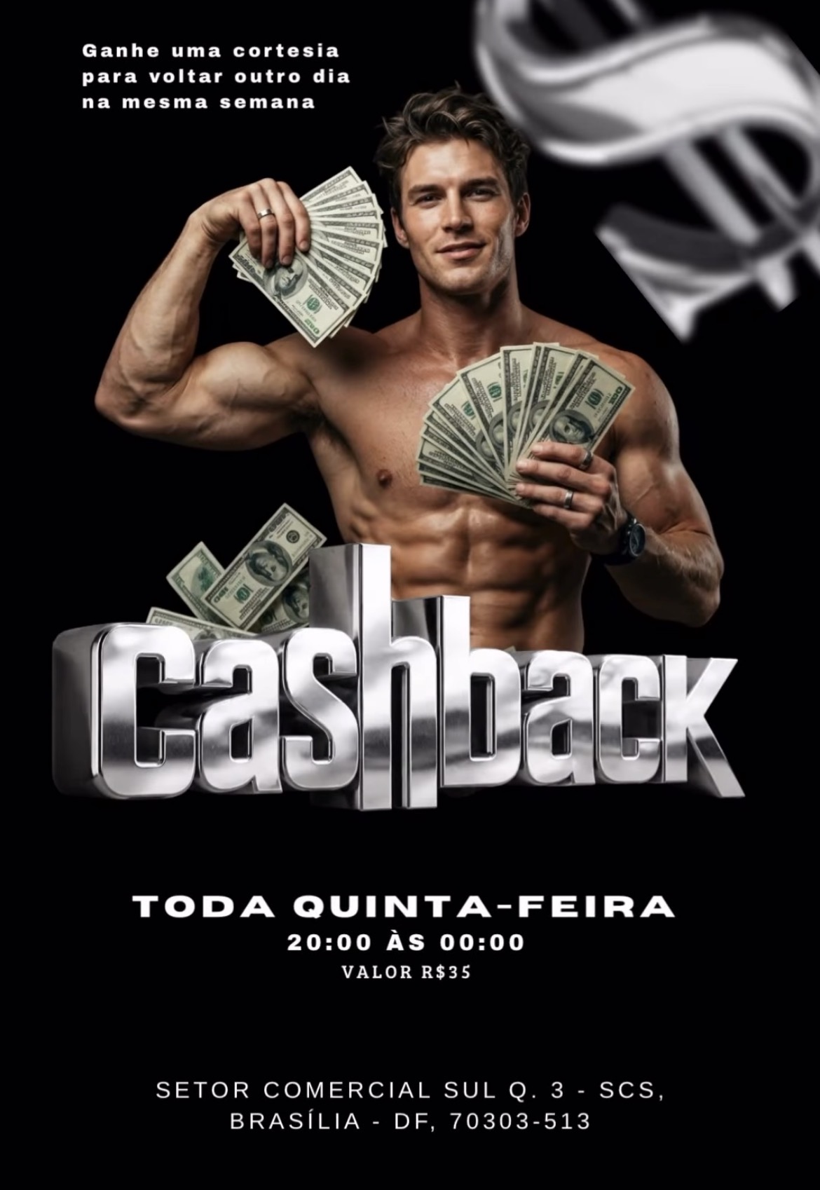 ZOOM BAR BRASÍLIA: CASH BACK 
