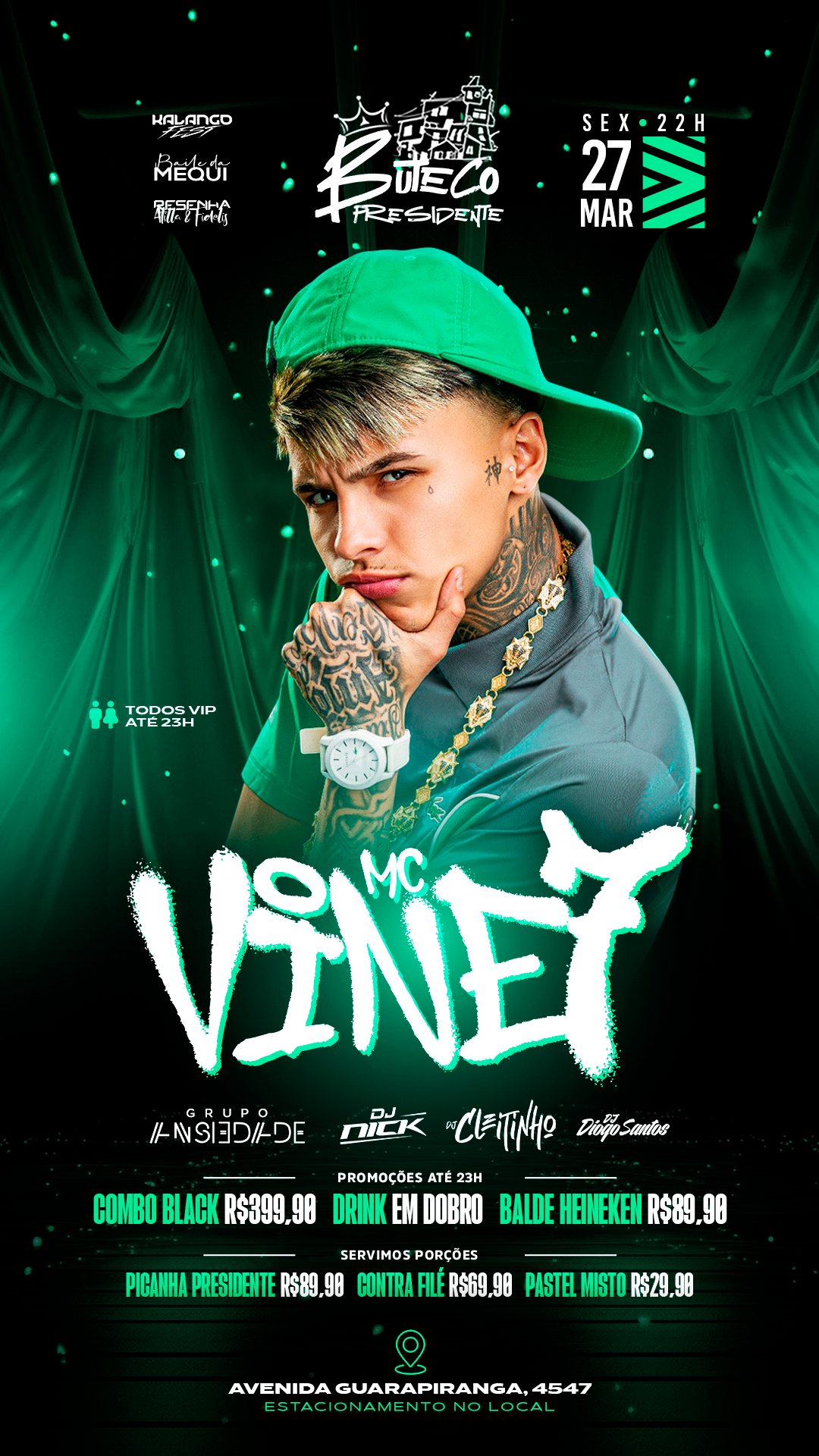 BUTECO PRESIDENTE: 27-03 MC VINE 7