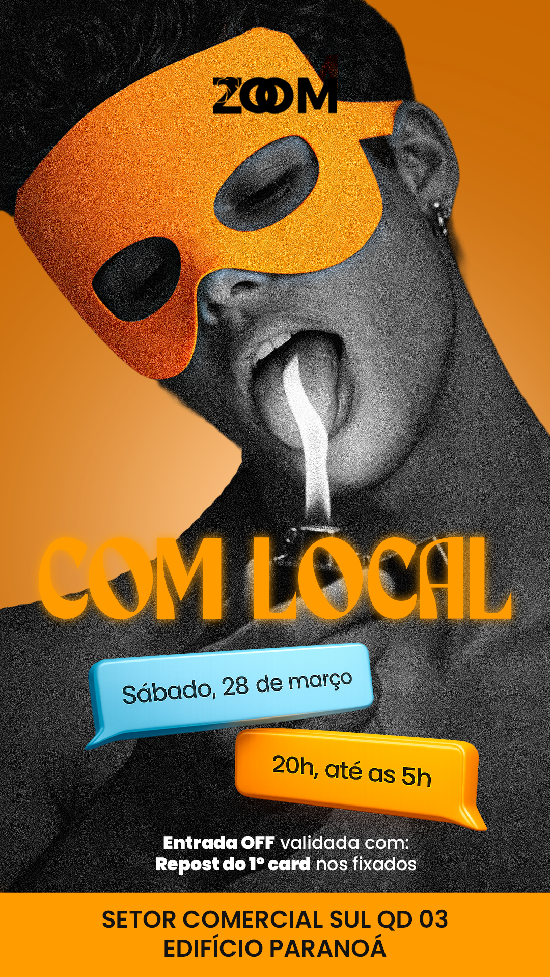 ZOOM BAR BRASÍLIA: SÁBADO COM LOCAL 🗺