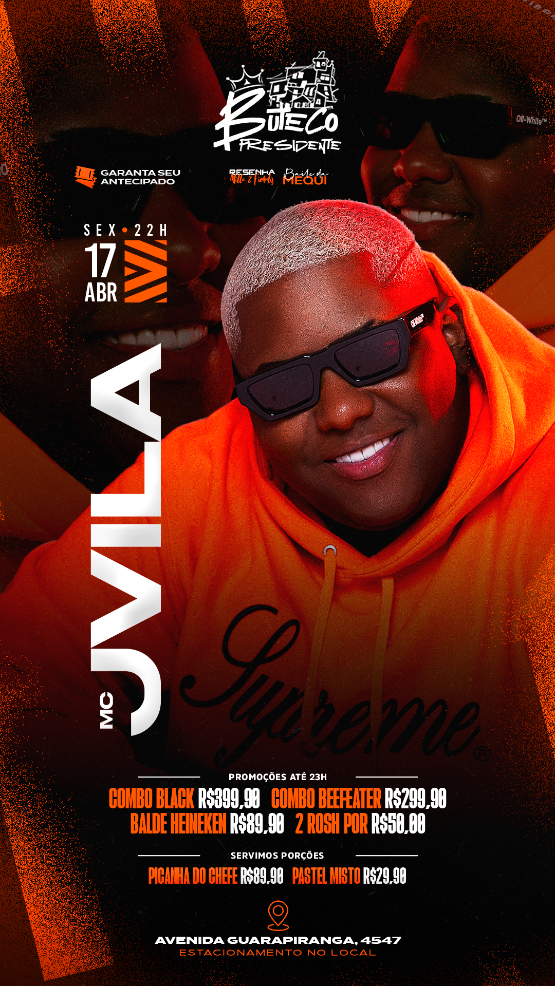 BUTECO PRESIDENTE: MC J VILA - 17/04