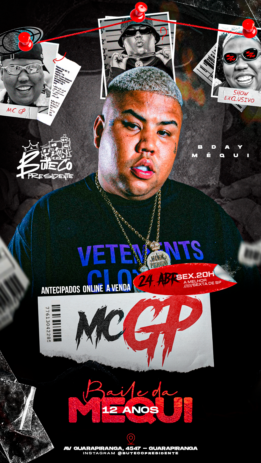 BUTECO PRESIDENTE: MC GP - 24/04