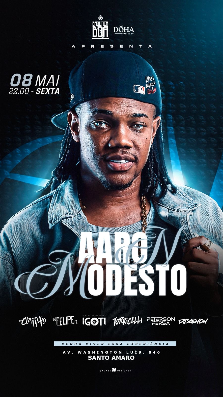 DÖHA GASTROBAR: SEXTA-FEIRA 08/05 | AARON MODESTO