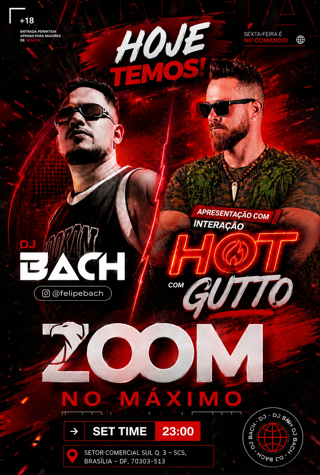 ZOOM BAR BRASÍLIA: SEXTA DOS DOTADOS