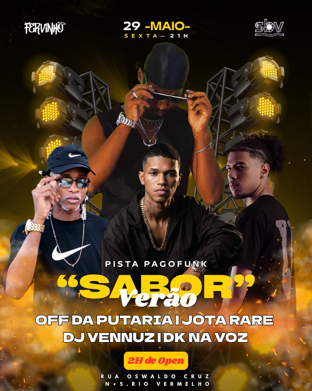 FERVINHO RV: SBV: Sabor de verão - (2h de open bar)