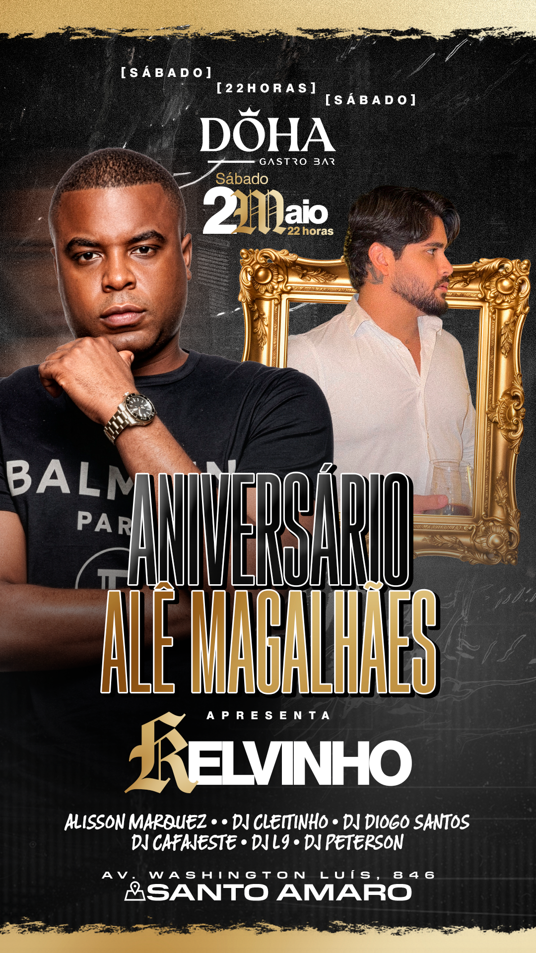 DÖHA GASTROBAR: SÁBADO 02/05 | MC KELVINHO