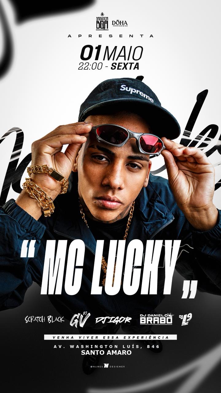 DÖHA GASTROBAR: SEXTA-FEIRA 01/05 | MC LUUKY