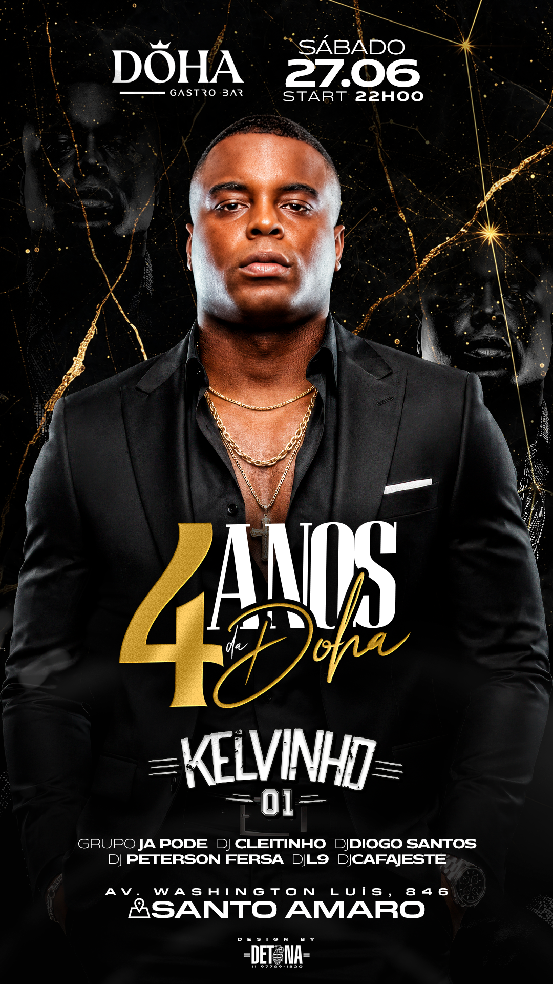 DÖHA GASTROBAR: SÁBADO 27/06 | MC KELVINHO | 4 ANOS DÖHA