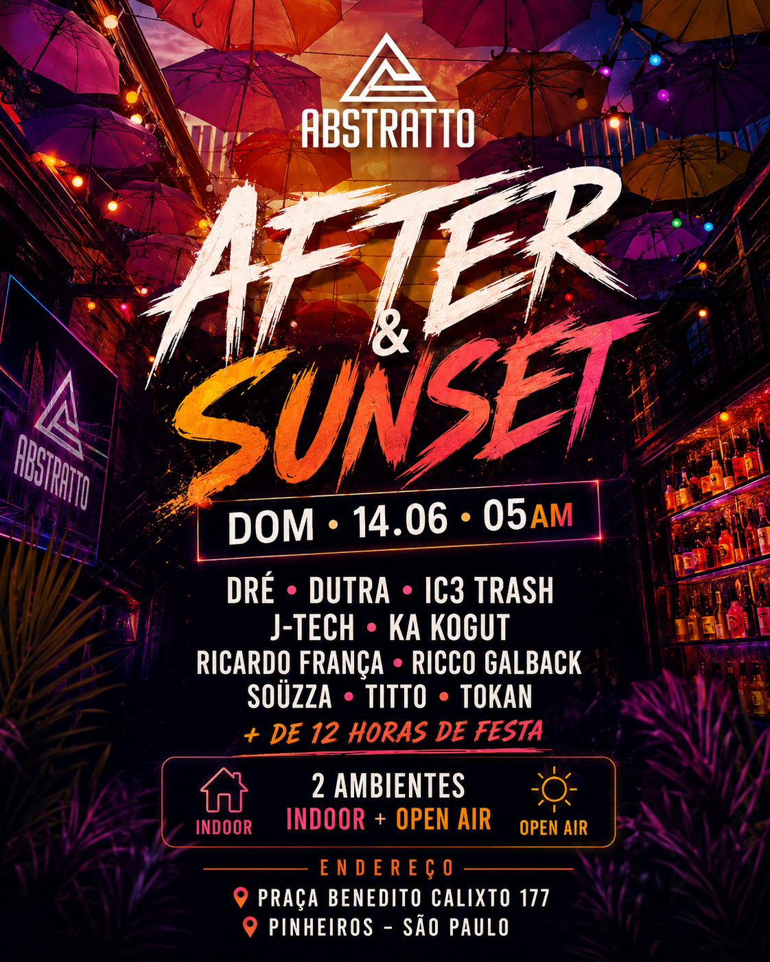 AFTER & SUNSET ABSTRATTO