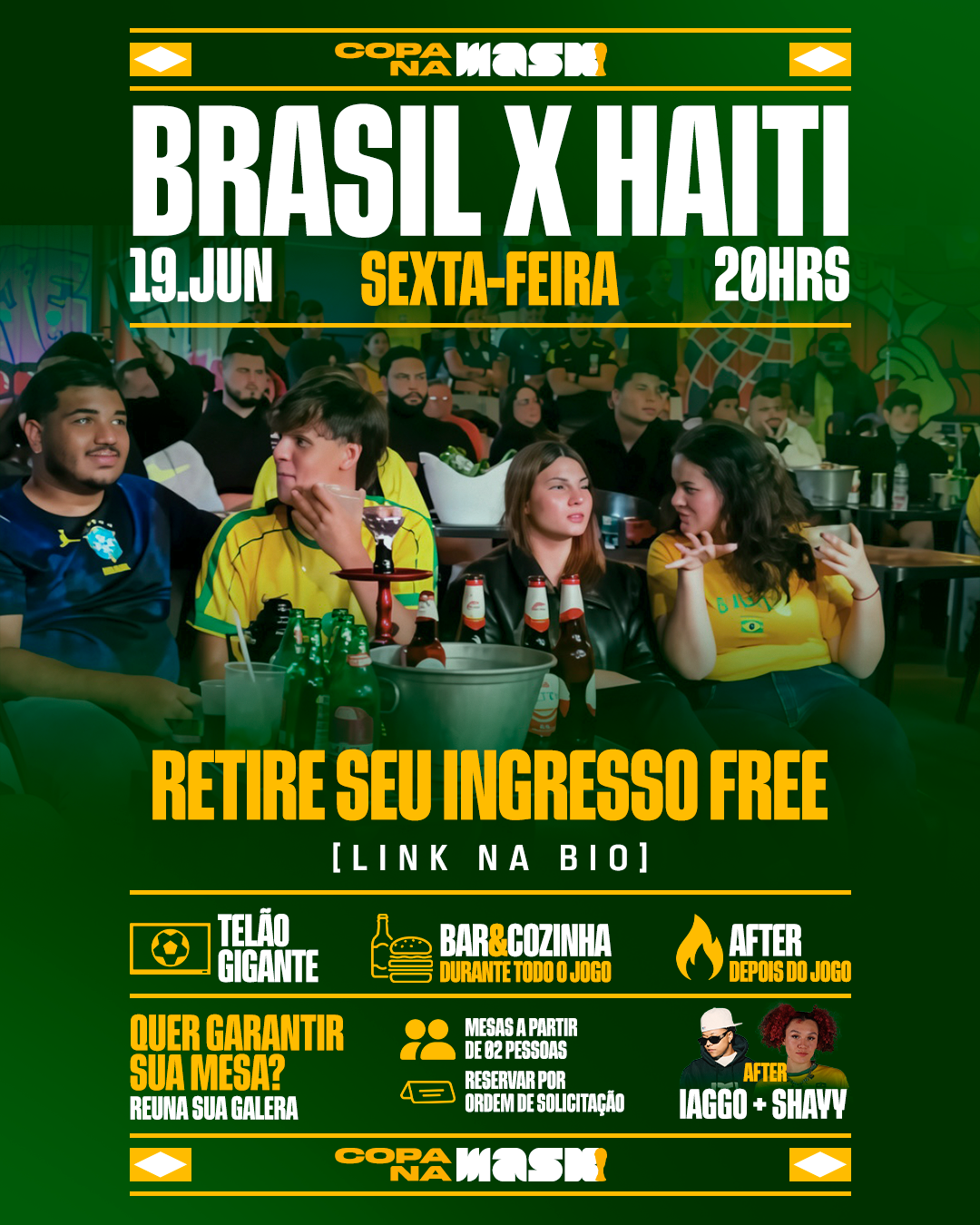 Mask House: COPA NA MASK - BRASIL x HAITI